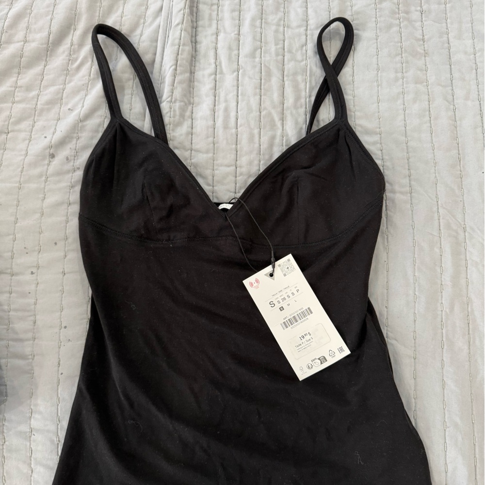 Black Zara Spaghetti Strap Top